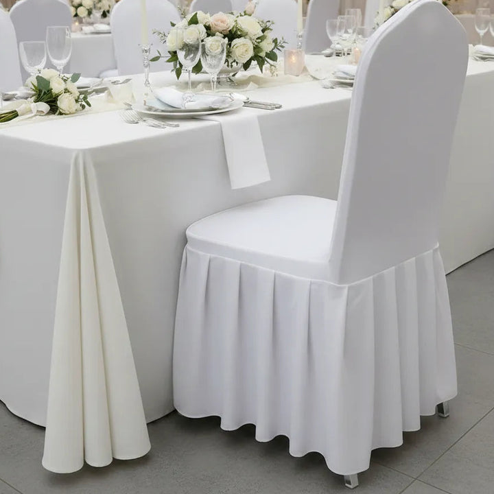 Housse de Chaise Blanche pour Mariage