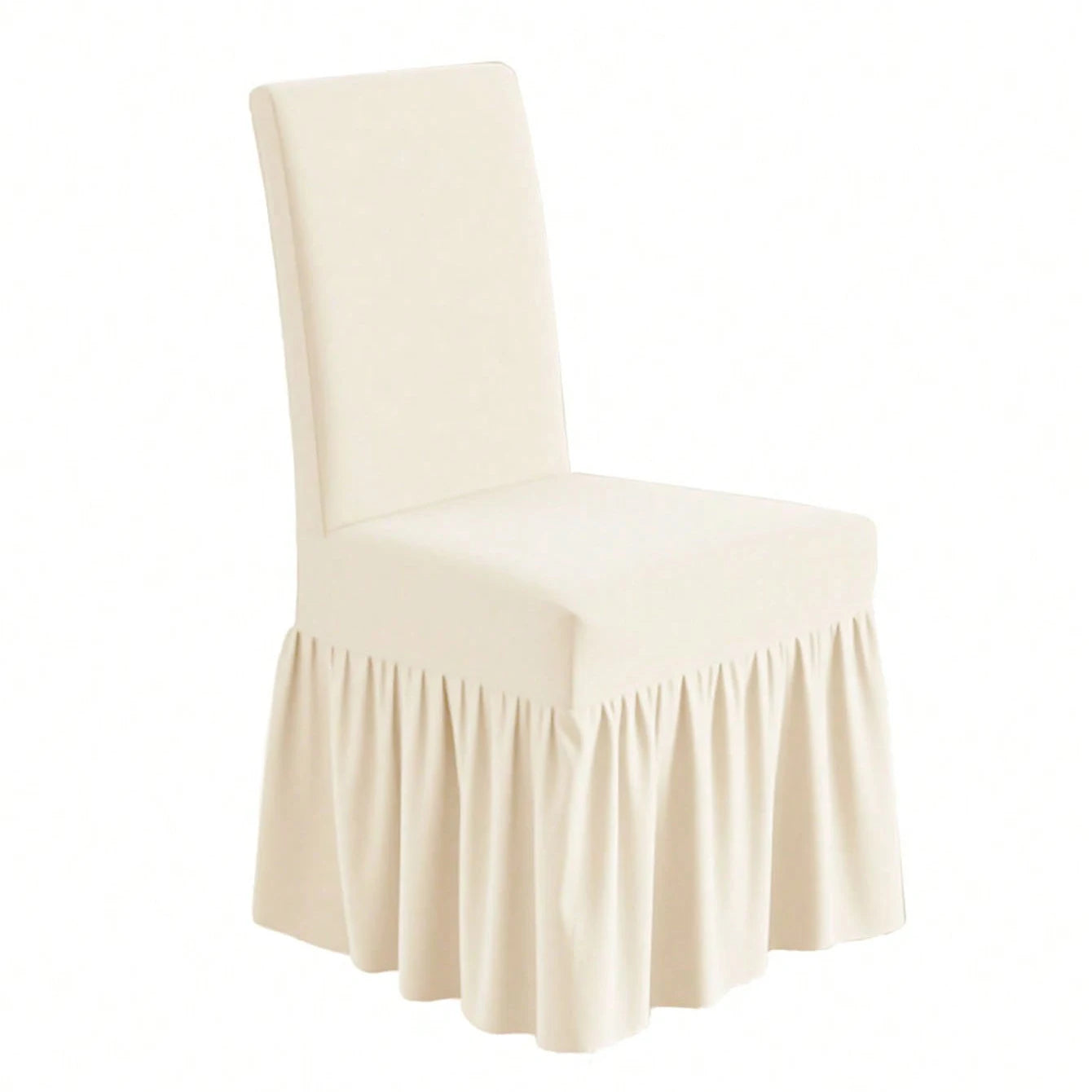 Housse de Chaise Mariage Beige Epurée Chic