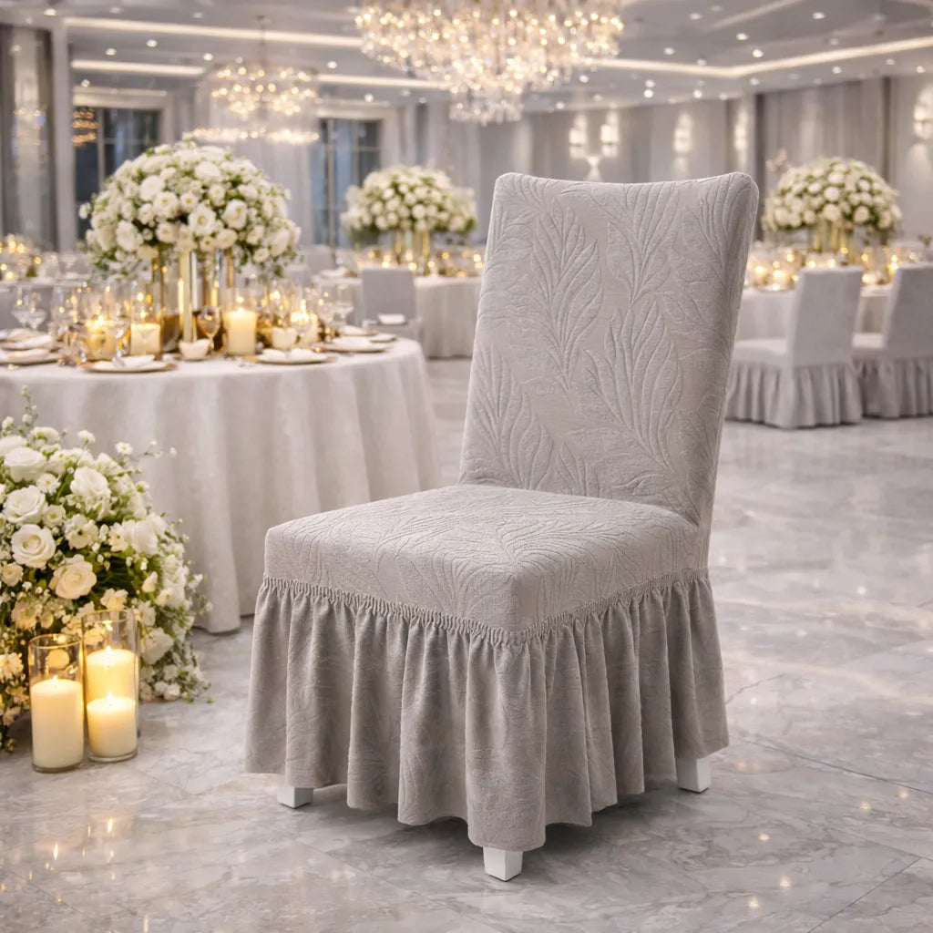 Housse de Chaise Mariage Epaisse à texture