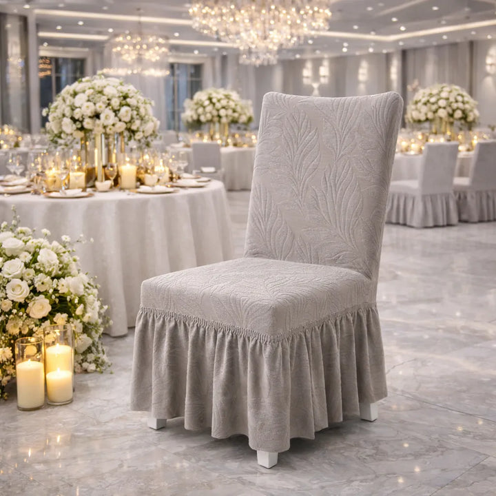 Housse de Chaise Mariage Epaisse à texture