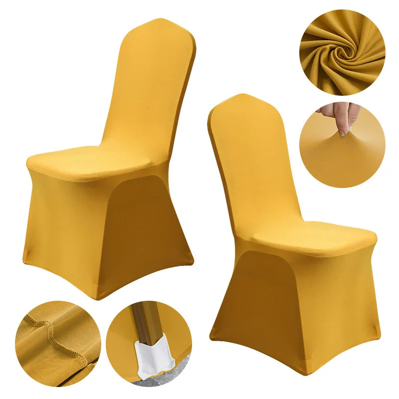 Housse de Chaise Mariage Extensible Elégante Unique