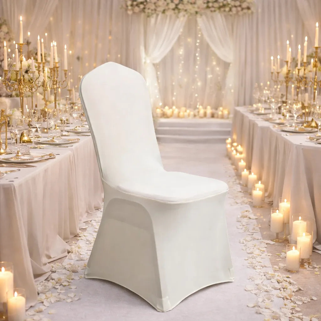 Housse de Chaise Mariage Ivoire