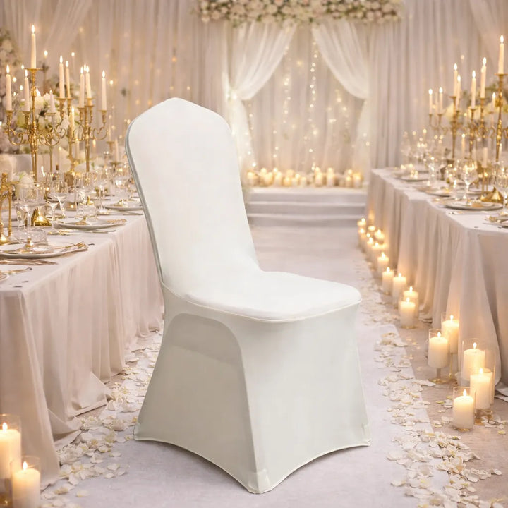 Housse de Chaise Mariage Ivoire