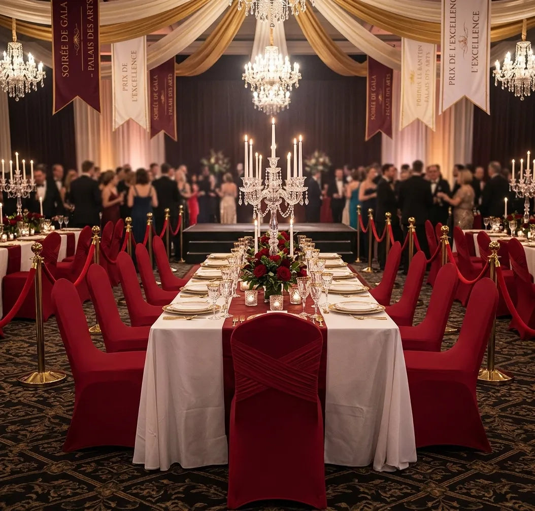Housse de Chaise Mariage Stylée Unique