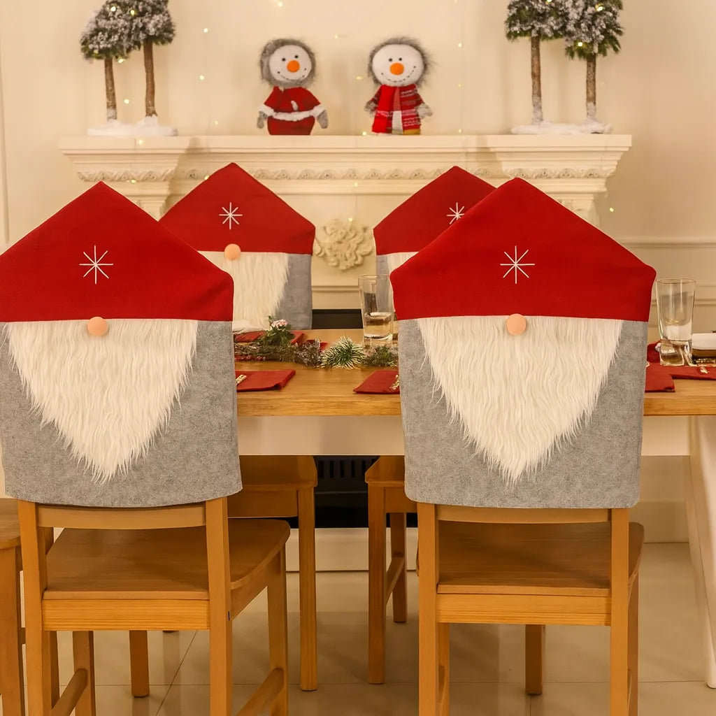 Housse de Chaise Scandinave Gris