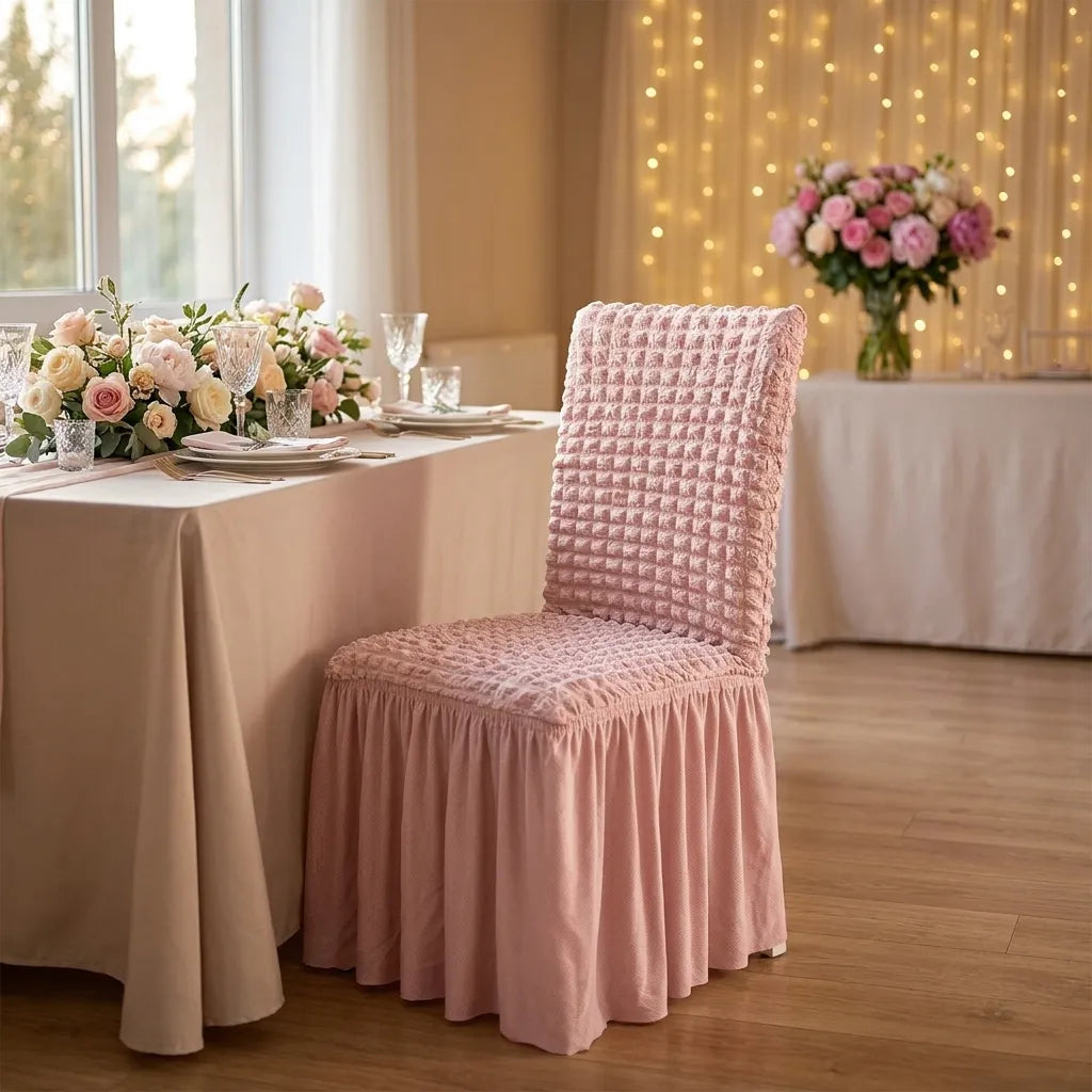 Housse de chaise Mariage Rose Doux