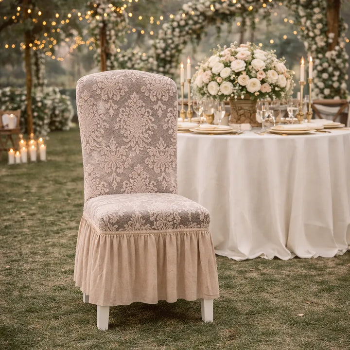 Housse de chaise Mariage vintage Champêtre 
