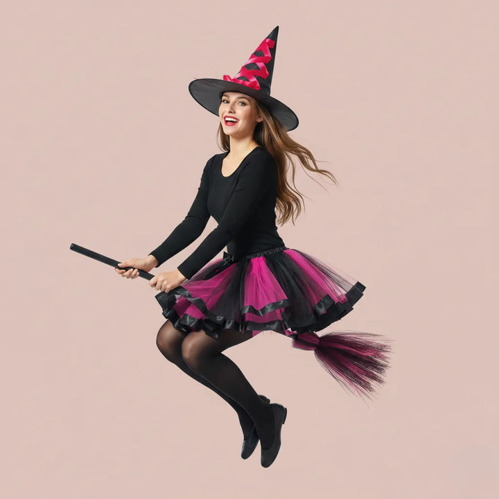 Jupe en Tulle Rose Sorcière