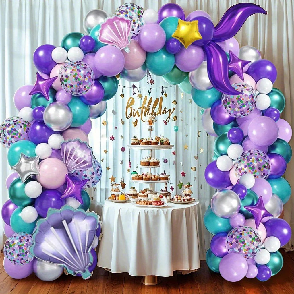Kit Arche de Ballons Thème Sirène