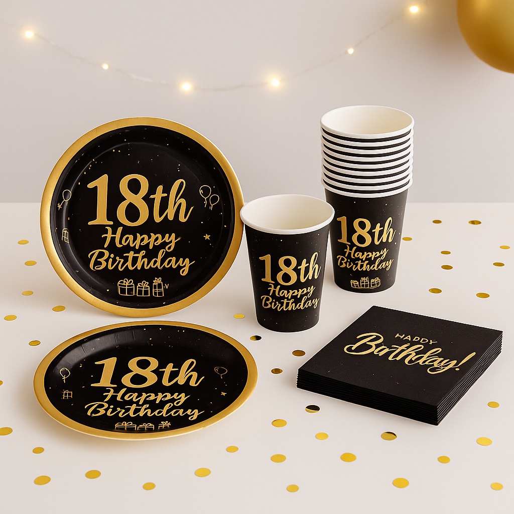 Kit Vaisselle 18th Birthday