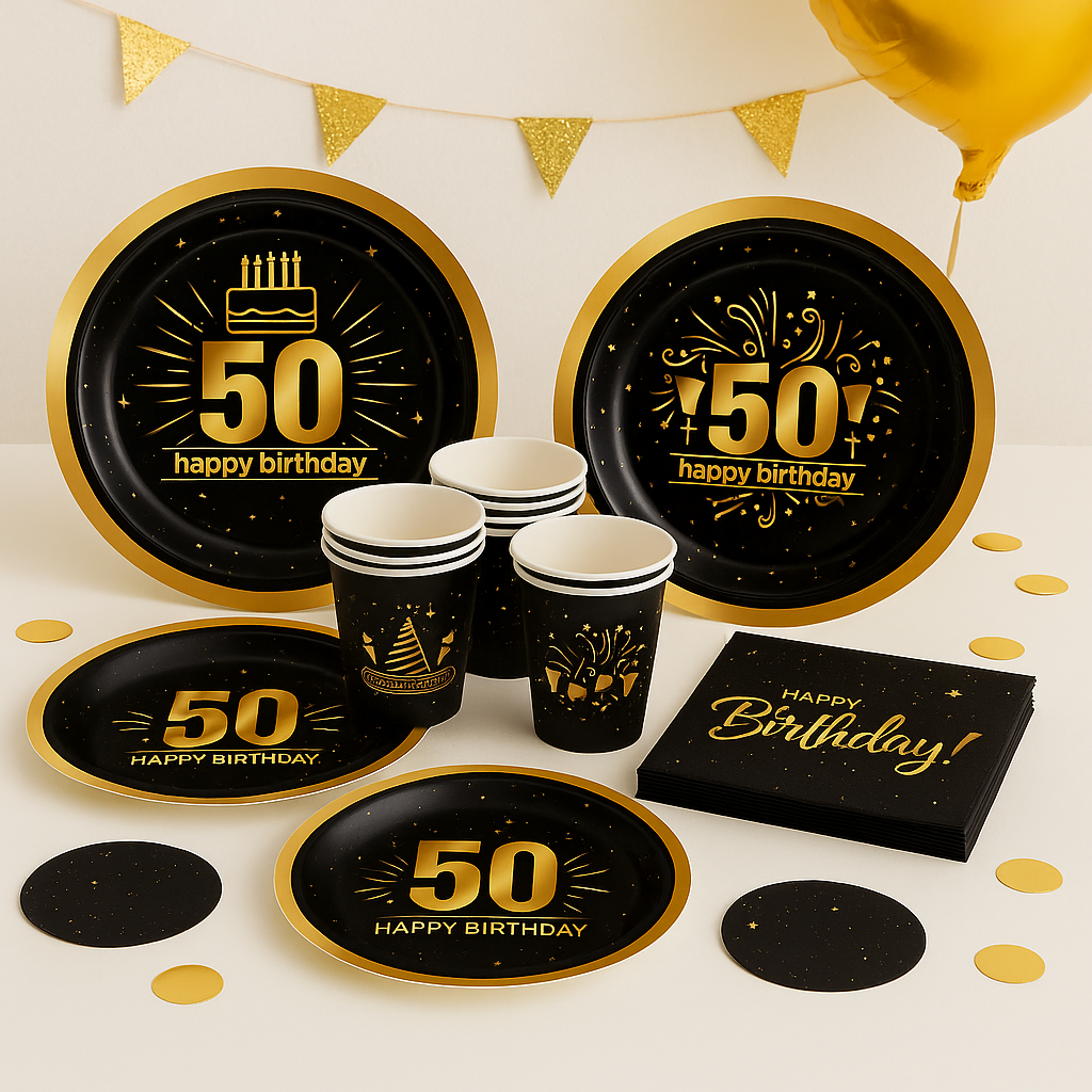 Kit Vaisselle 50 Birthday
