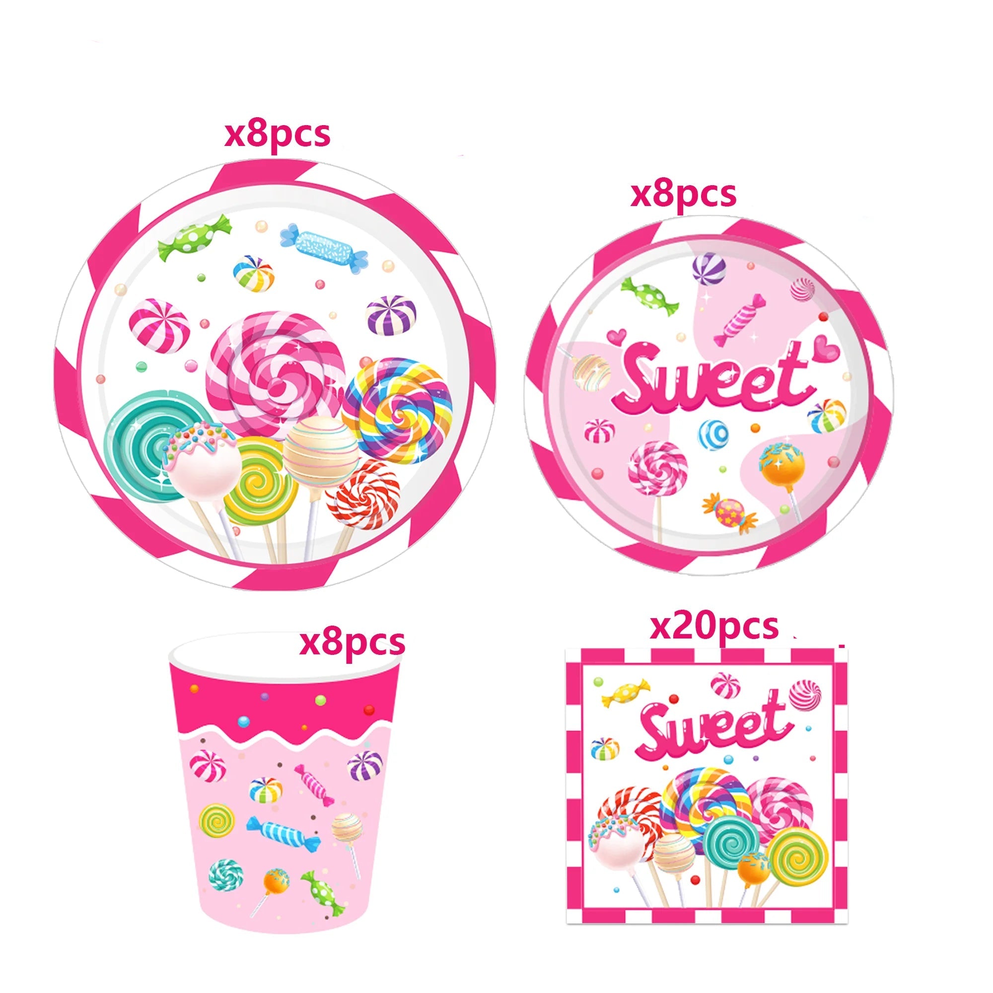 Kit Vaisselle Bonbons