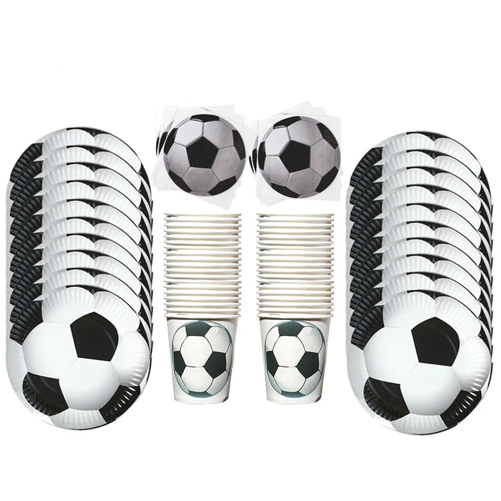 Kit Vaisselle Jetable Ballon de Foot