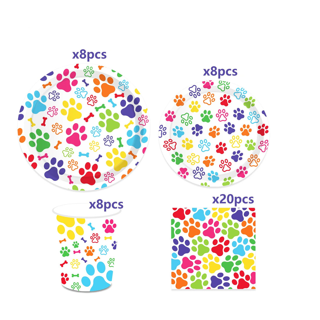 Kit Vaisselle Patte de Chien