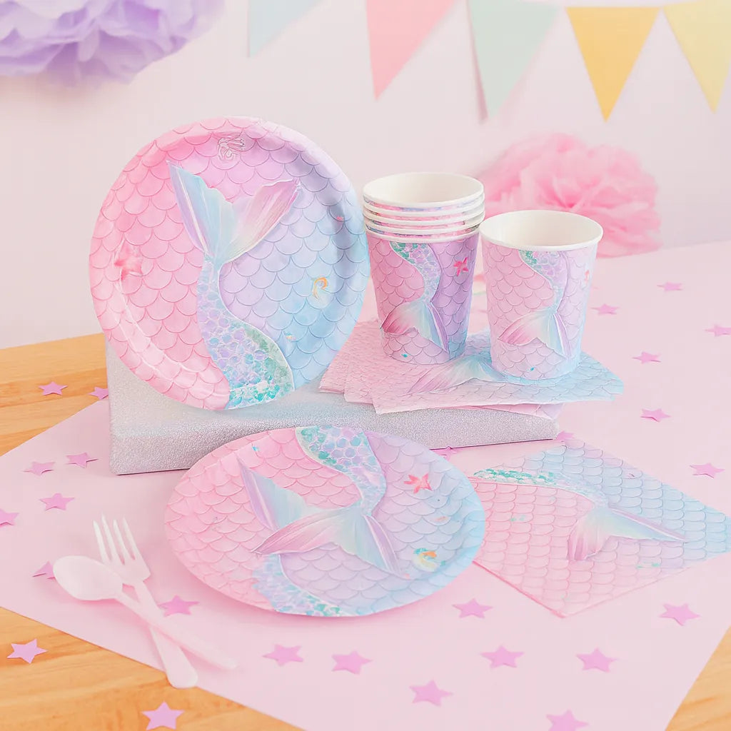 Kit Vaisselle Thème Sirène