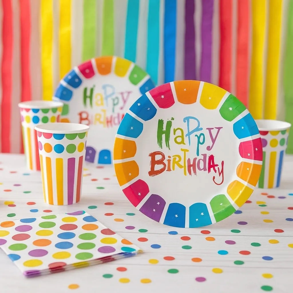 Kit Vaisselle aux Couleurs Vives