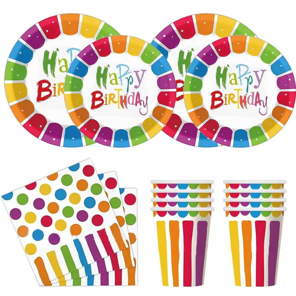 Kit Vaisselle aux Couleurs Vives Original