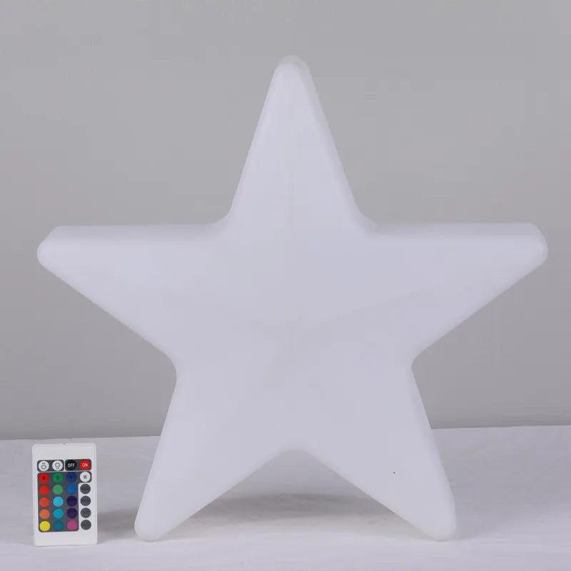 Lampe Noël Etoile LED Multicolore Design et Télécommande