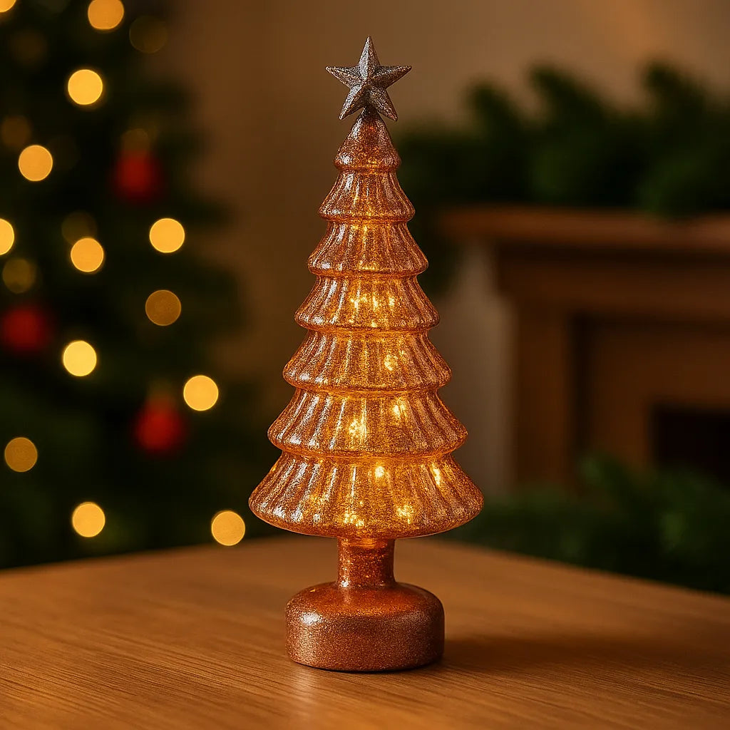 Lampe Sapin de Noël Effet Vintage 