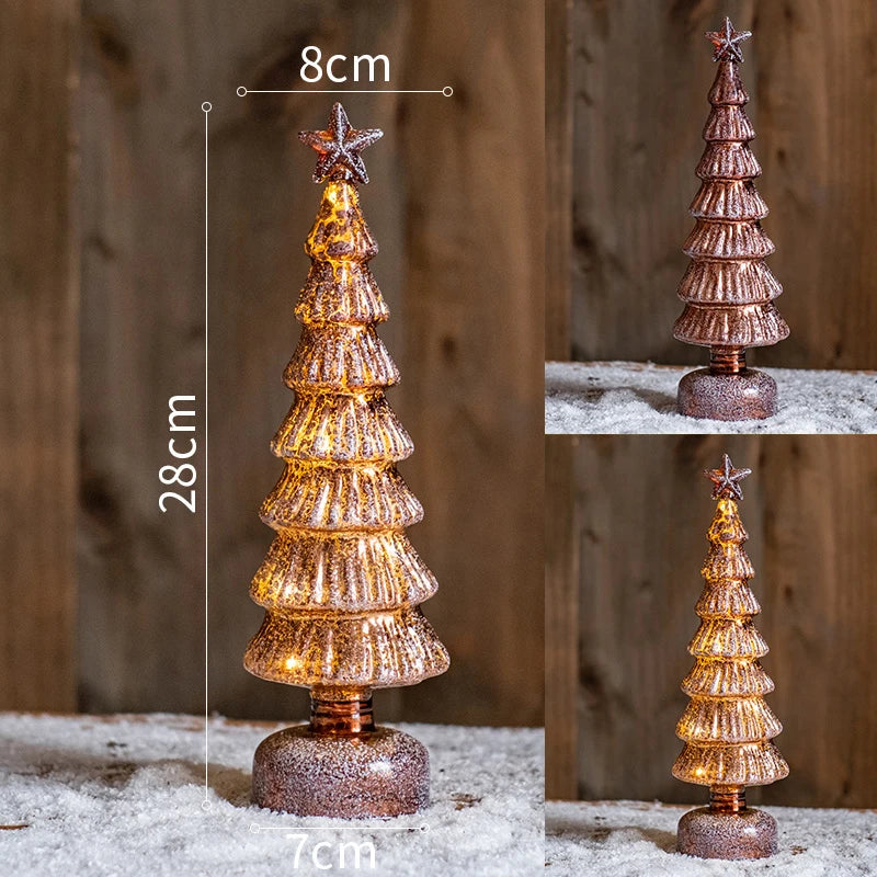 Lampe Sapin de Noël Effet Vintage Mesure