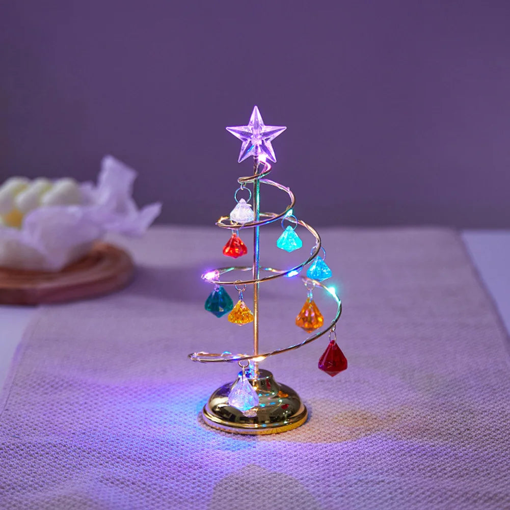 Lampe Sapin de Noël Multicolore Elégante