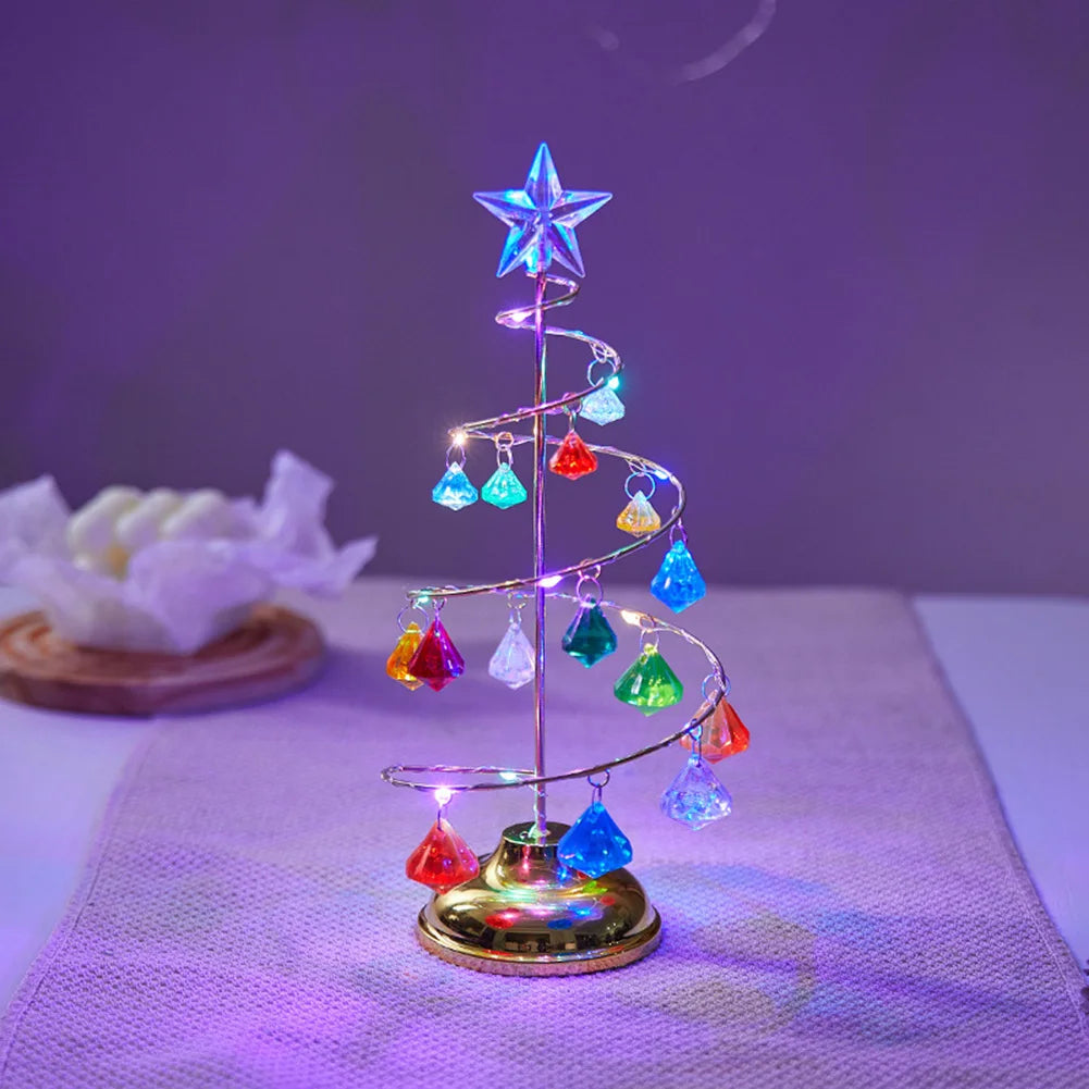 Lampe Sapin de Noël Multicolore Moderne