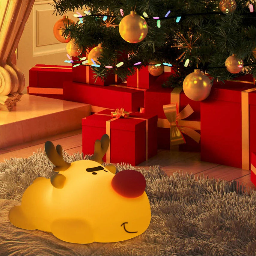 Lampe Silicone Renne Noël