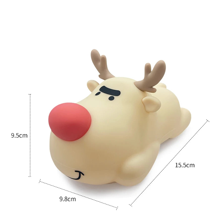 Lampe Silicone Renne Noël chic