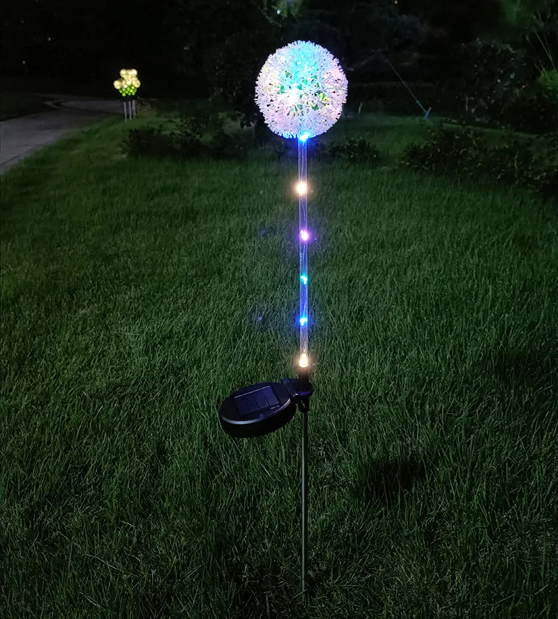 Lampe Solaire Pissenlit Multicolore