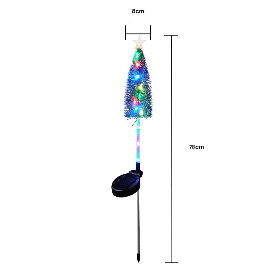 Lampe Solaire Sapin Artificiel Multicolore Tendance