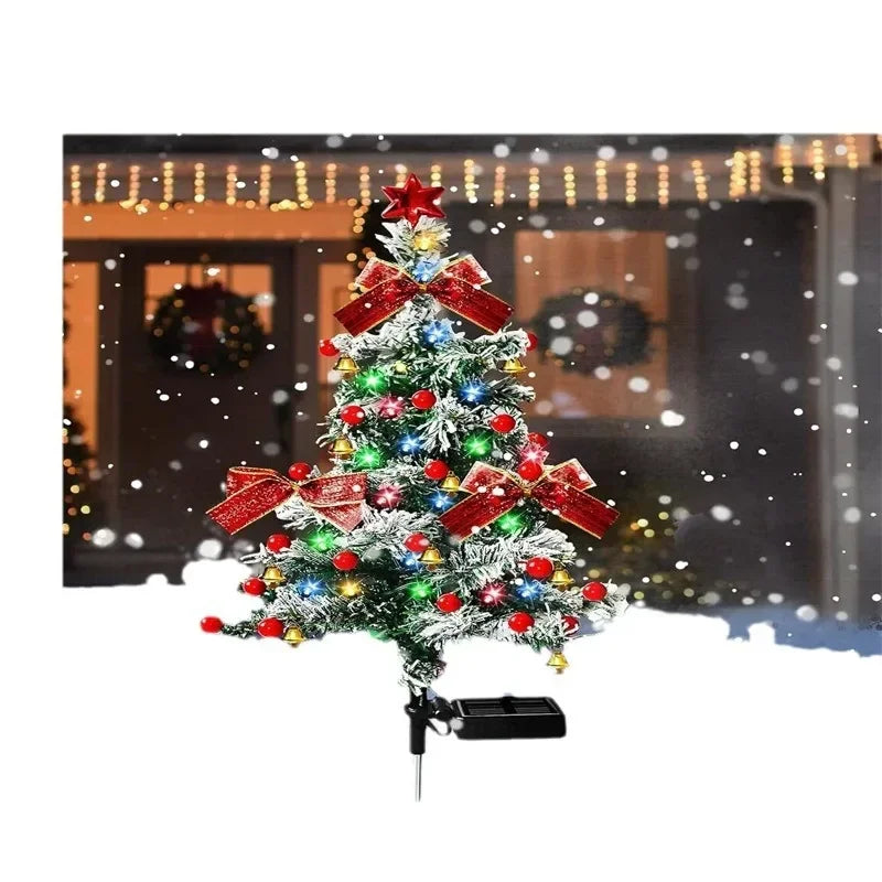 Lampe Solaire Sapin de Noël