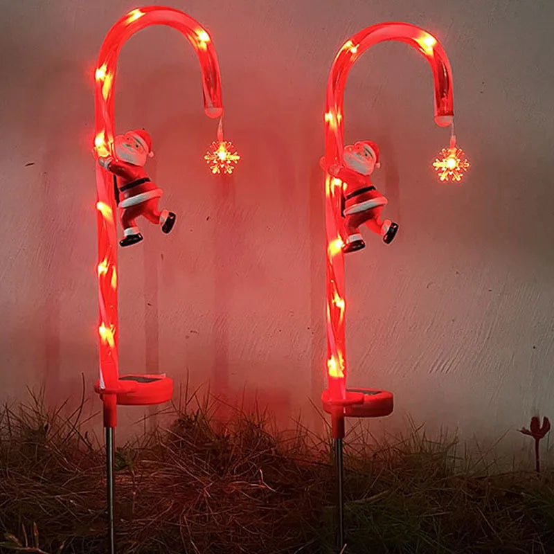 Lampe Solaire Sucre d’Orge Père Noël