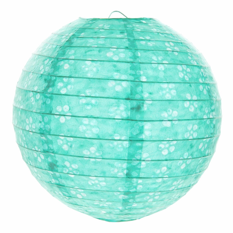 Lampion Mariage Bleu Ajouré