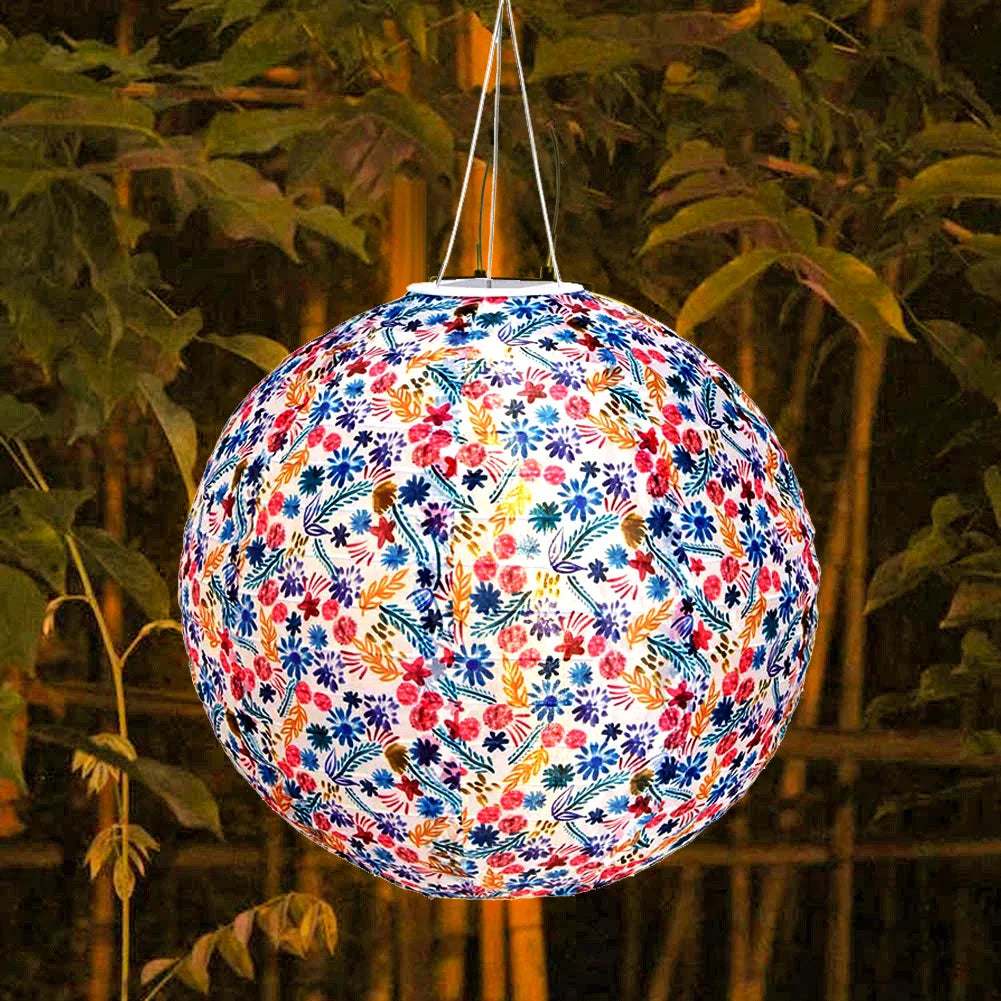 Lampion Mariage Fleuri Lumineux Chaleur