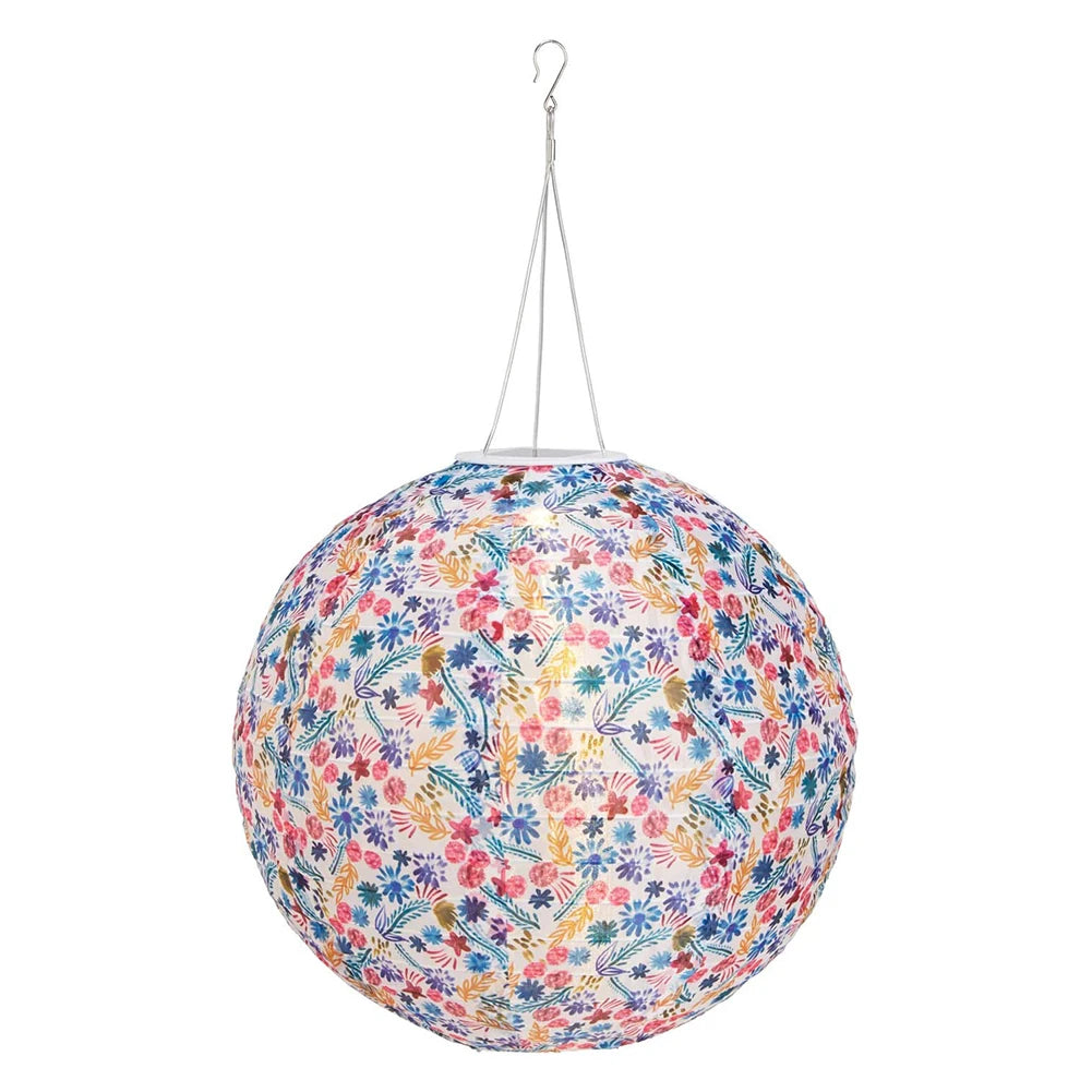 Lampion Mariage Fleuri Lumineux Unique