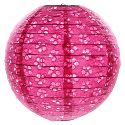 Lampion Mariage Fuchsia Elégant Glamour