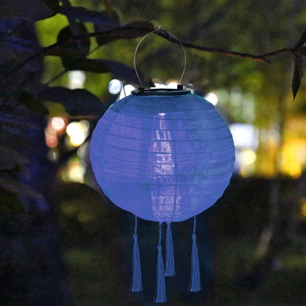 Lampion Mariage Lumineux Violet Minimaliste
