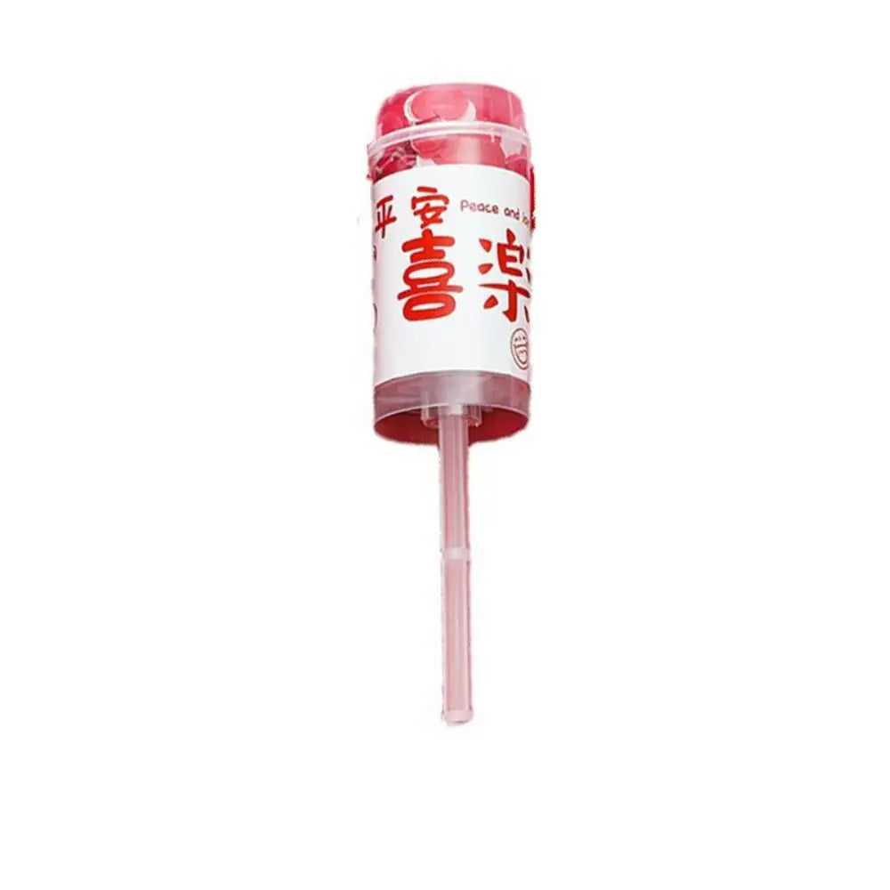 Lanceur à Confettis Rouge et Blanc Moderne