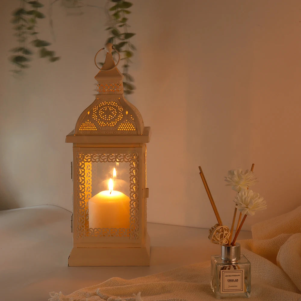 Lanterne Blanche Elégante Chic