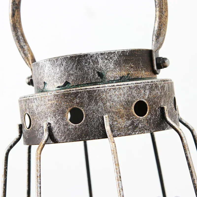 Lanterne Cage en Fer Chic