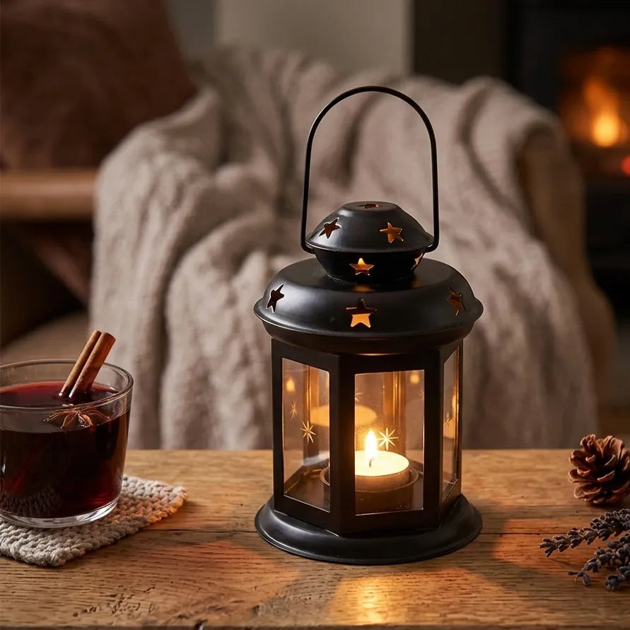 Lanterne Déco à Etoiles Légère