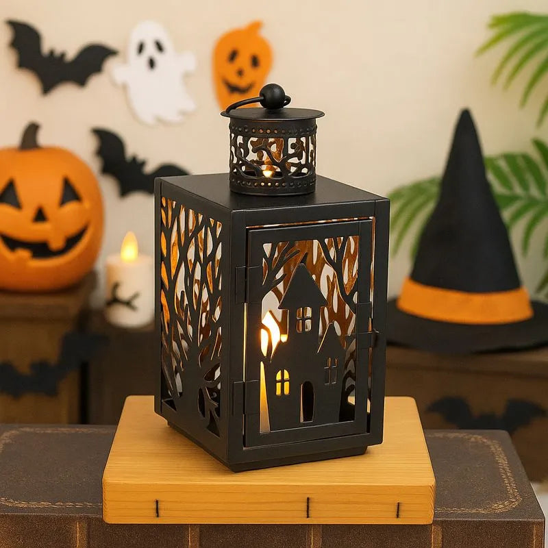  Lanterne Halloween en Fer