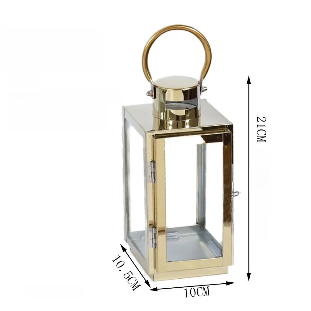 Lanterne Inox Minimaliste Chic