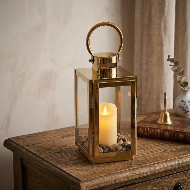 Lanterne Inox Minimaliste Unique