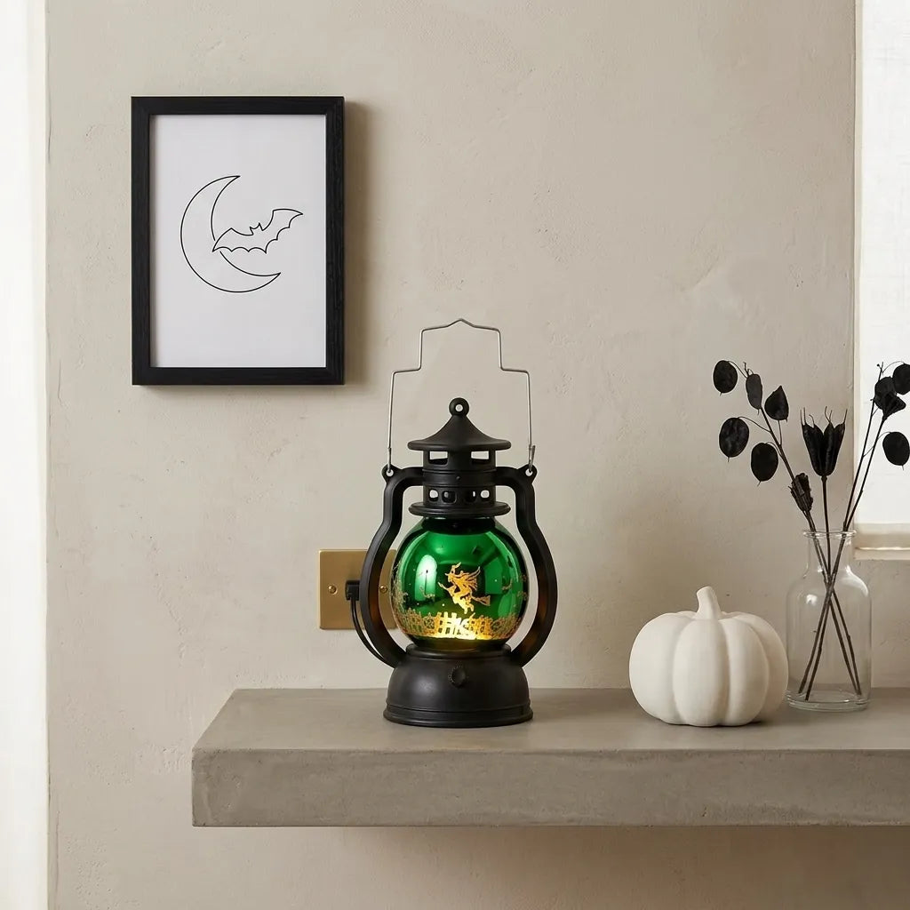 Lanterne LED Rétro Sorcière Lumineux
