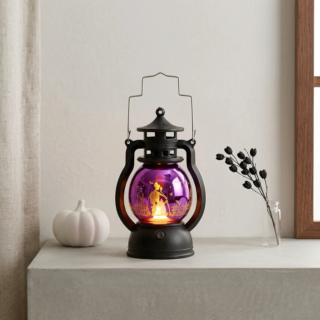 Lanterne LED Vintage Squelette Lumineux