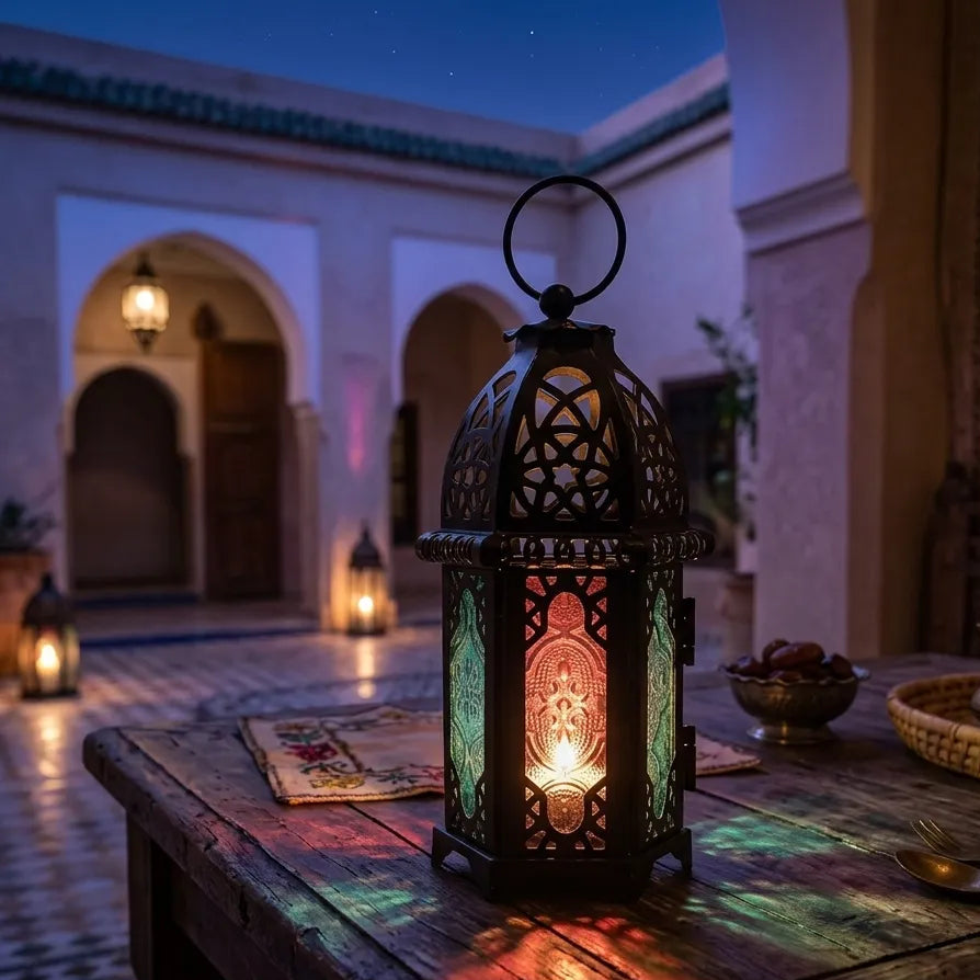 Lanterne Marocaine en Fer Légère