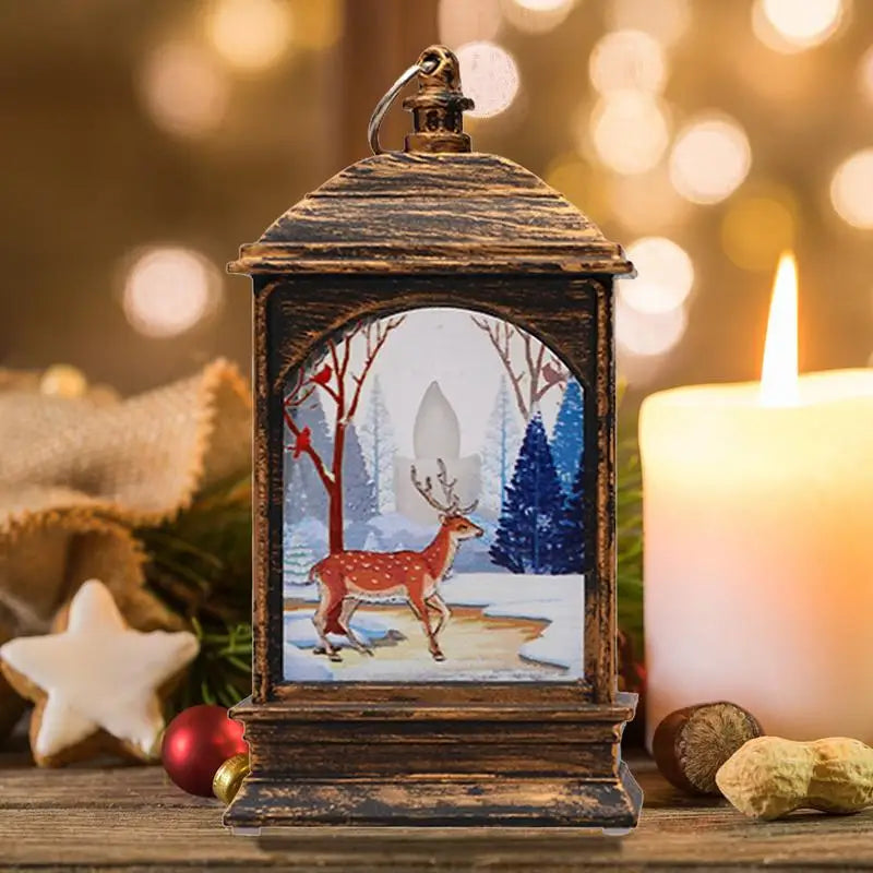 Lanterne Noël Hiver