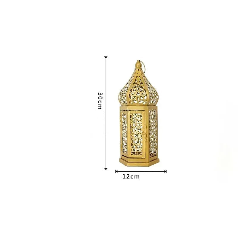 Lanterne Orientale Dorée Durable