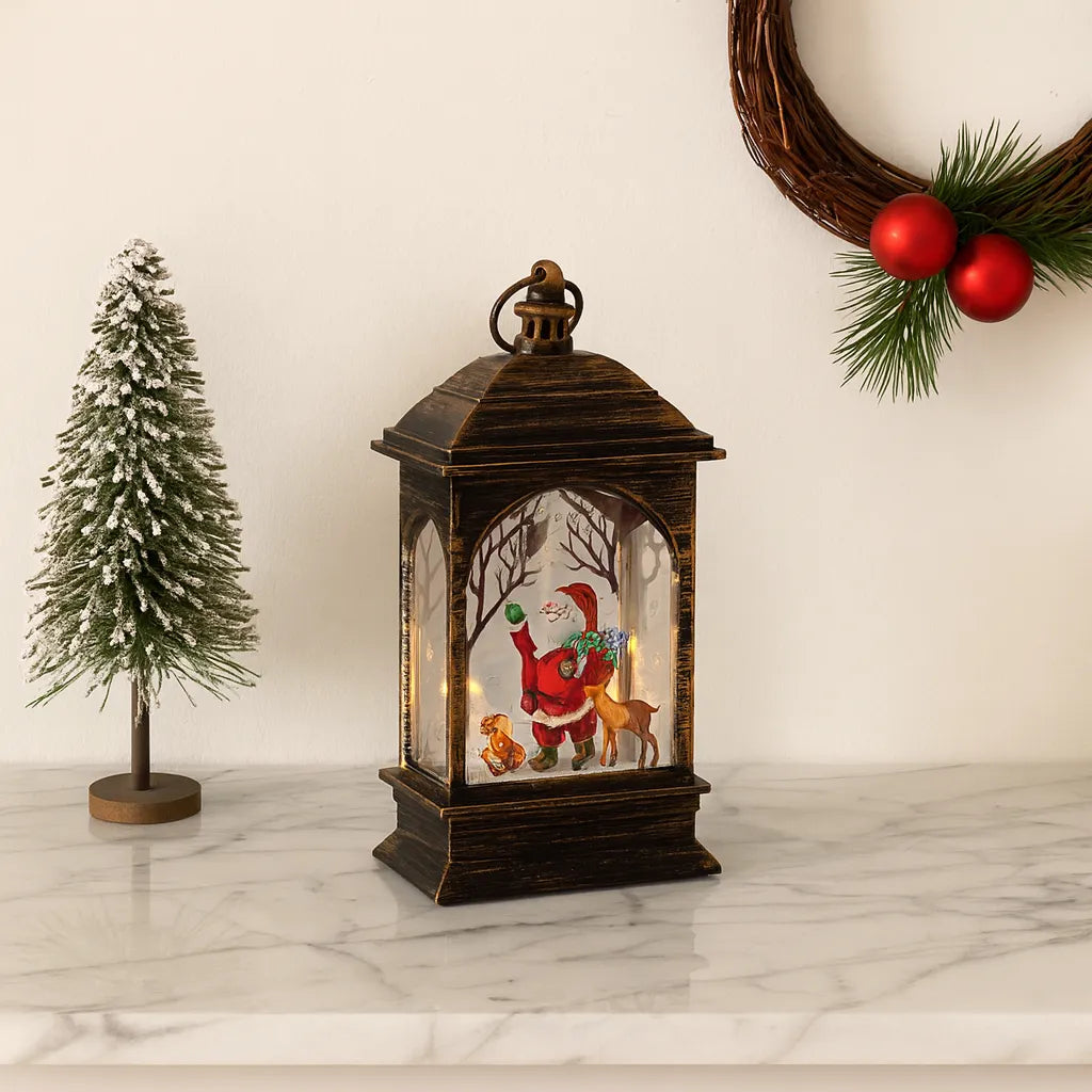 Lanterne Père Noël Décoration